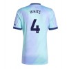 Arsenal Ben White #4 Tredjedrakt 2024-25 Kortermet